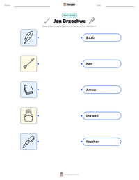 Jan Brzechwa printable worksheet preview