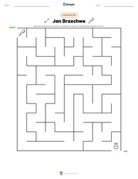 Aperçu de la feuille de travail imprimable Jan Brzechwa
