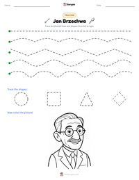 Jan Brzechwa printable worksheet preview