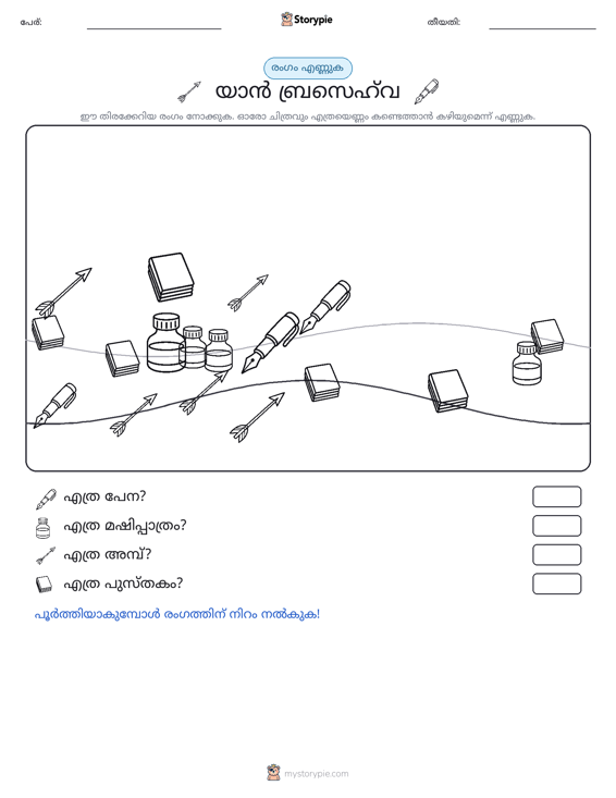 എണ്ണുന്ന ദൃശ്യങ്ങൾ