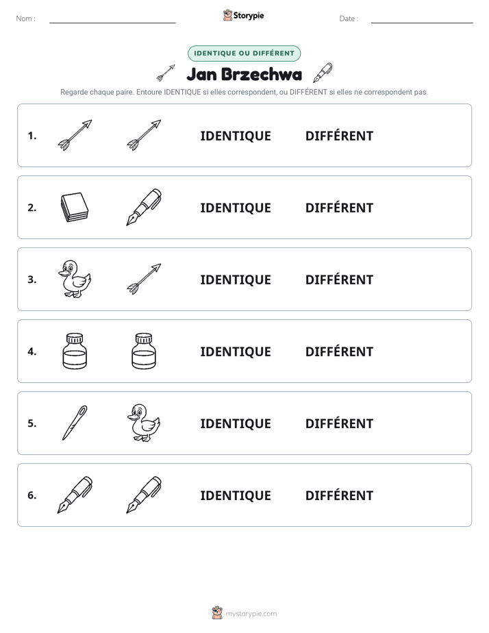 Identique ou Différent