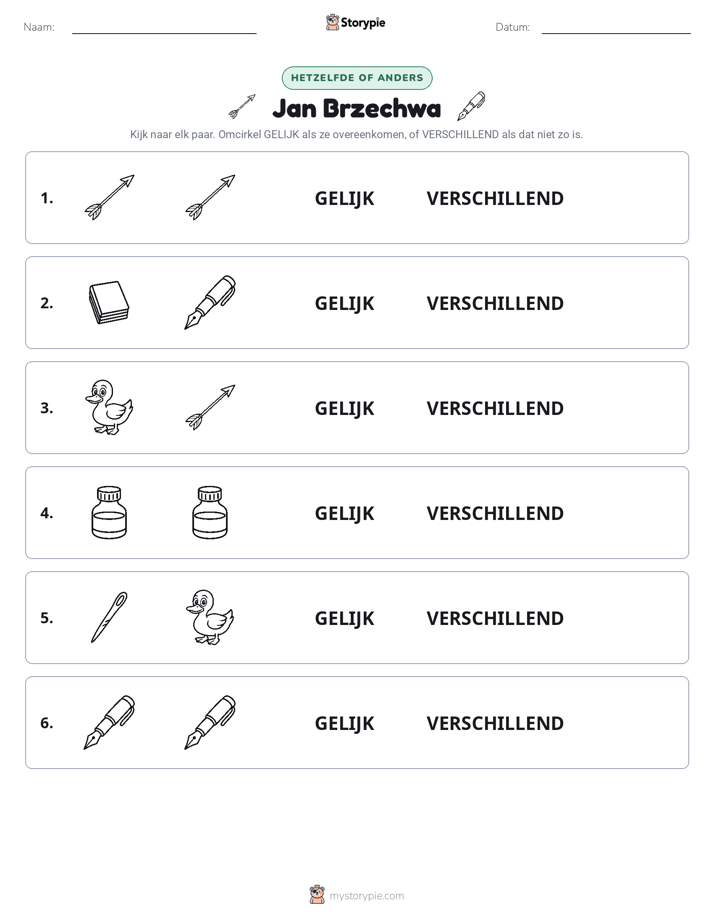 Zelfde of Verschillend