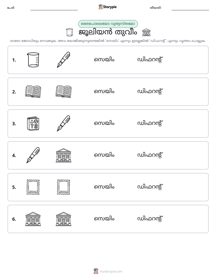ഒന്നോ വ്യത്യാസമോ