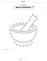 Ignacy Łukasiewicz printable worksheet preview