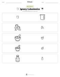 Ignacy Łukasiewicz printable worksheet preview