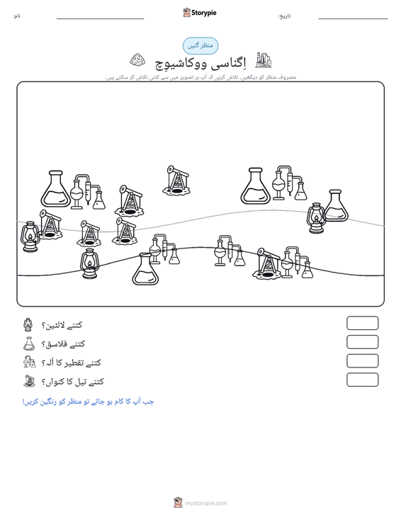 گنتی کا منظر