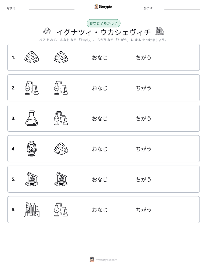 同じか違うか