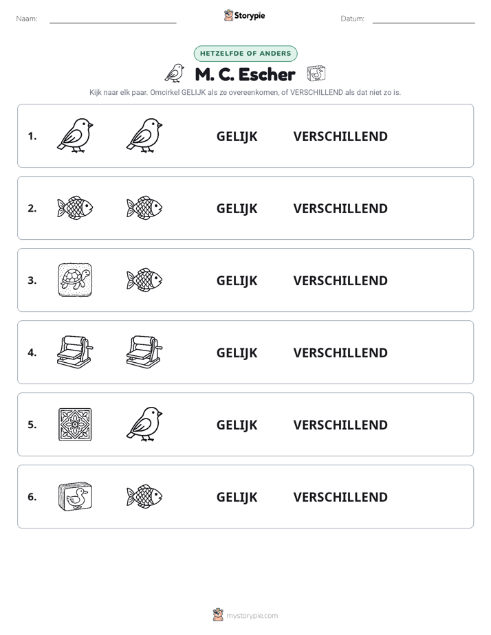 Zelfde of Verschillend