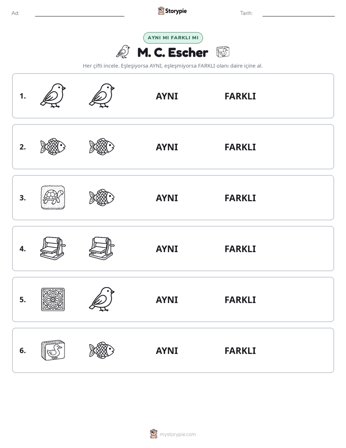 Aynı mı Farklı mı