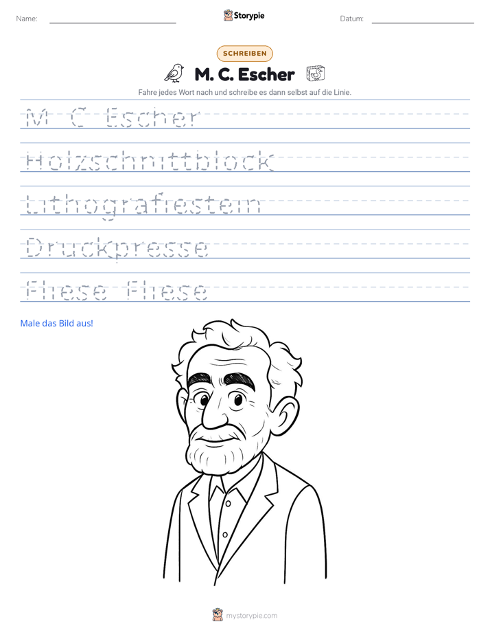 Schreibübung