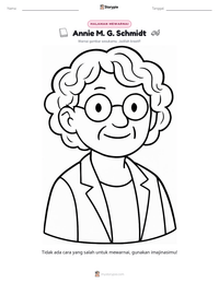 Prabaca lembar kerja cetak Annie M. G. Schmidt