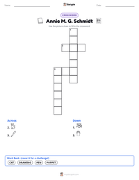 Annie M. G. Schmidt printable worksheet preview