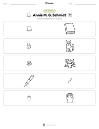 Annie M. G. Schmidt printable worksheet preview