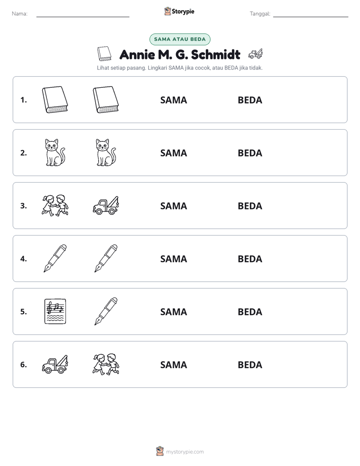 Sama atau Berbeda