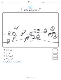 تاراس شیوچینکو پرنٹ کرنے کے قابل ورکشیٹ کا پیش نظارہ