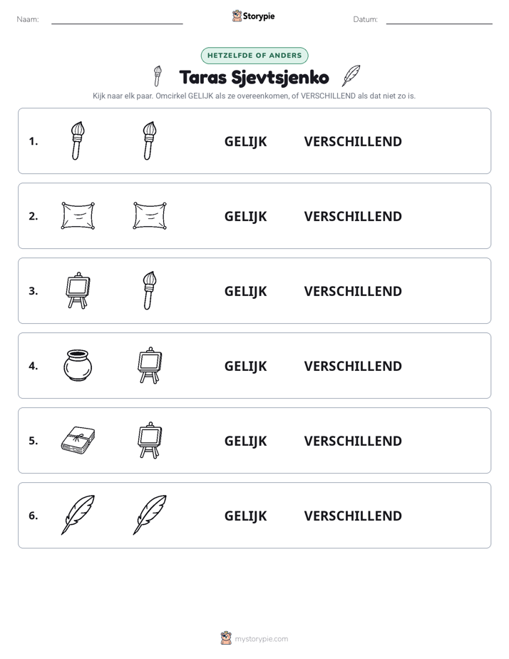 Zelfde of Verschillend