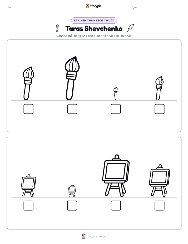 Thứ Tự Kích Thước