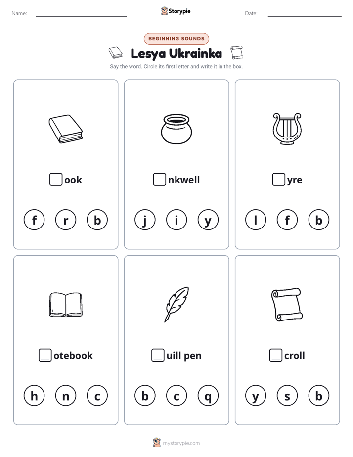 Beginning Sounds