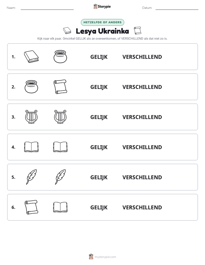 Zelfde of Verschillend