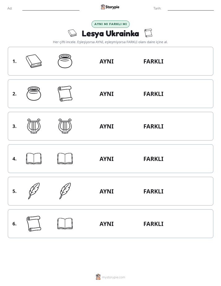 Aynı mı Farklı mı