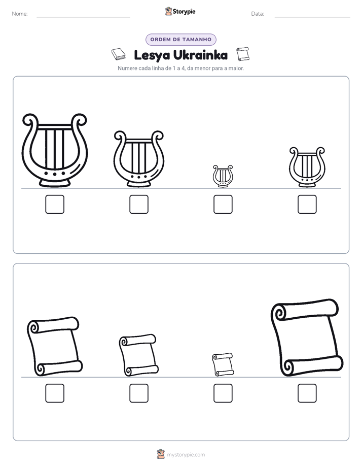 Ordem de Tamanho