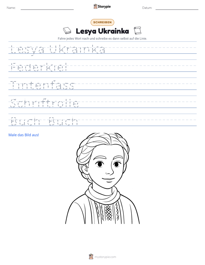Schreibübung