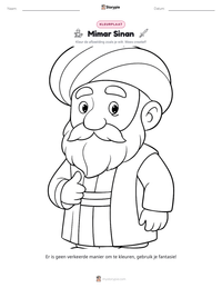 Mimar Sinan afdrukbare werkblad voorbeeld
