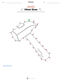 Mimar Sinan printable worksheet preview