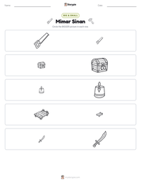 Mimar Sinan printable worksheet preview
