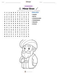Mimar Sinan afdrukbare werkblad voorbeeld