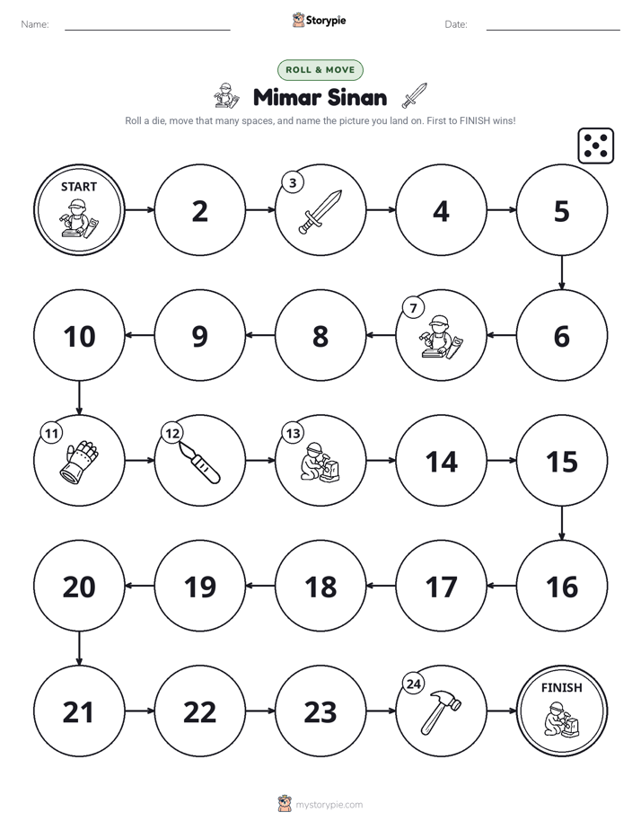 Roll & Move Game