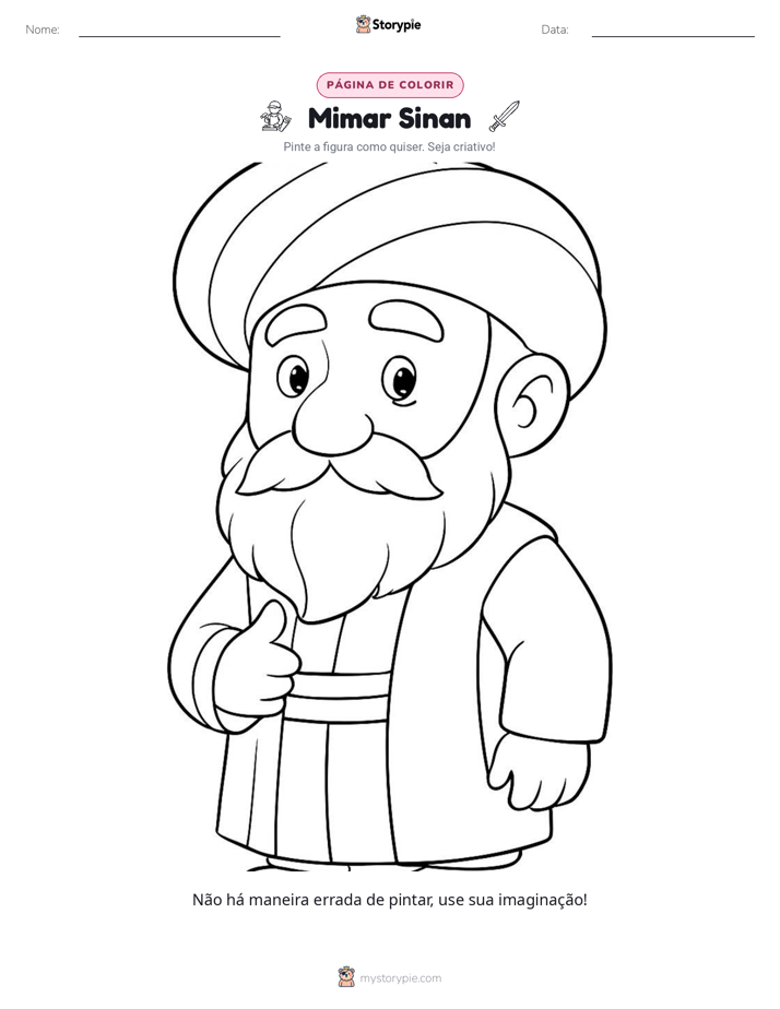 Página para colorir