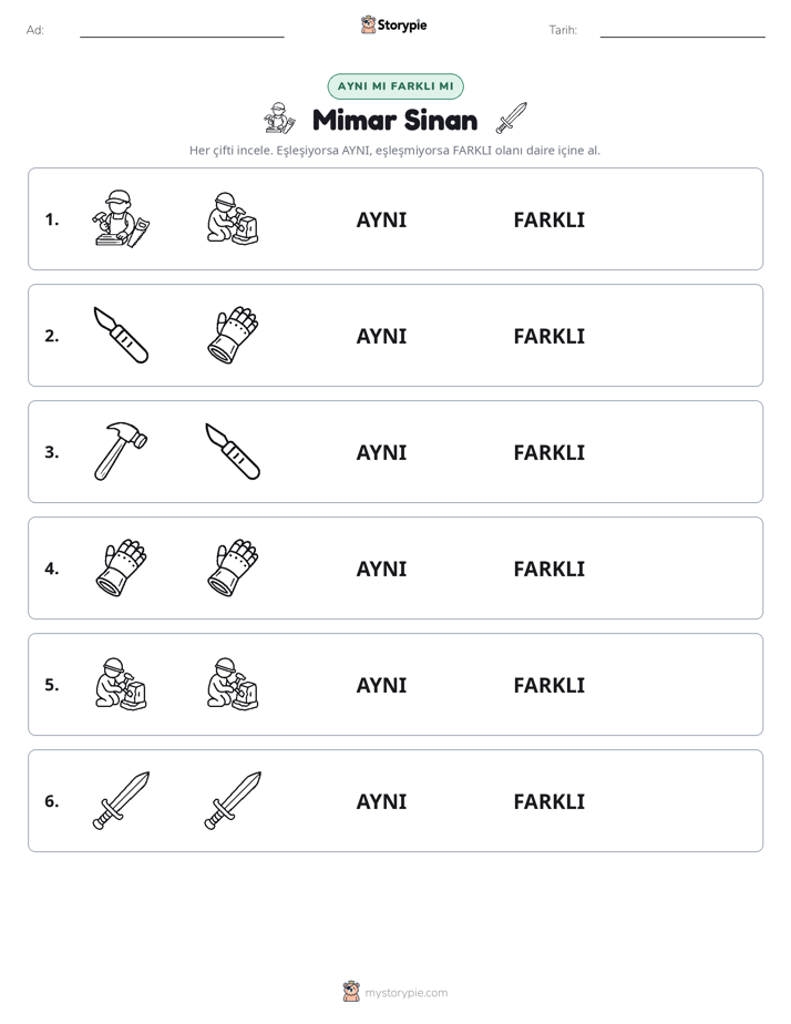 Aynı mı Farklı mı