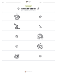 Ismail al-Jazari printable worksheet preview