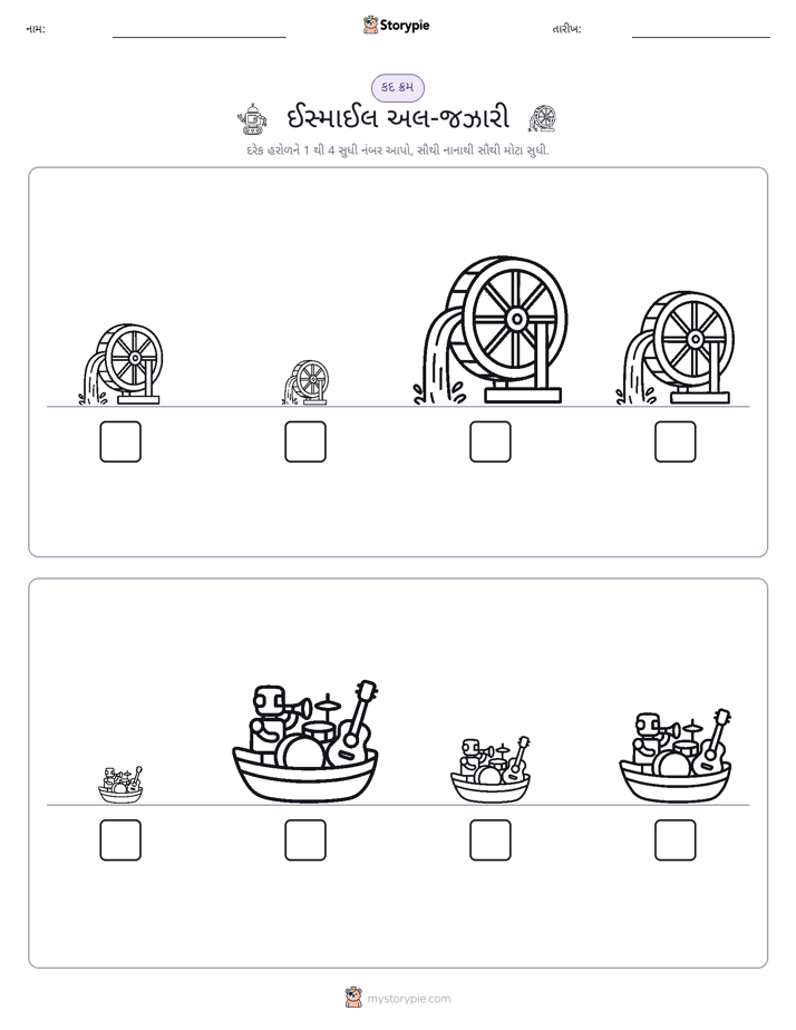 આકાર ક્રમ