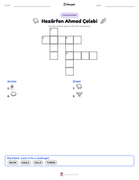 Hezârfen Ahmed Çelebi printable worksheet preview