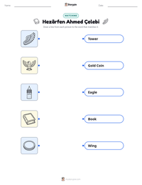 Hezârfen Ahmed Çelebi printable worksheet preview