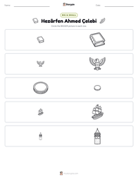 Hezârfen Ahmed Çelebi printable worksheet preview