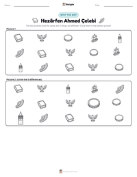 Hezârfen Ahmed Çelebi printable worksheet preview