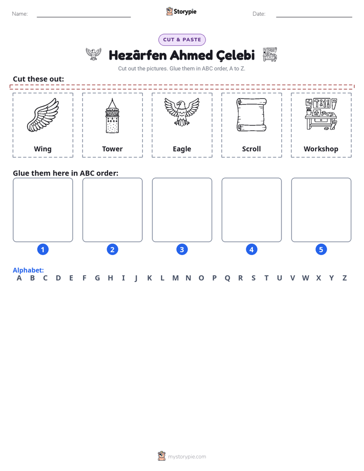 Cut & Paste Alphabet