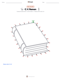 C. V. Raman printable worksheet preview