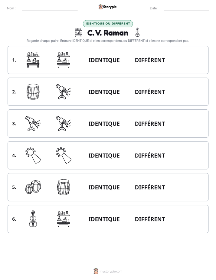 Identique ou Différent