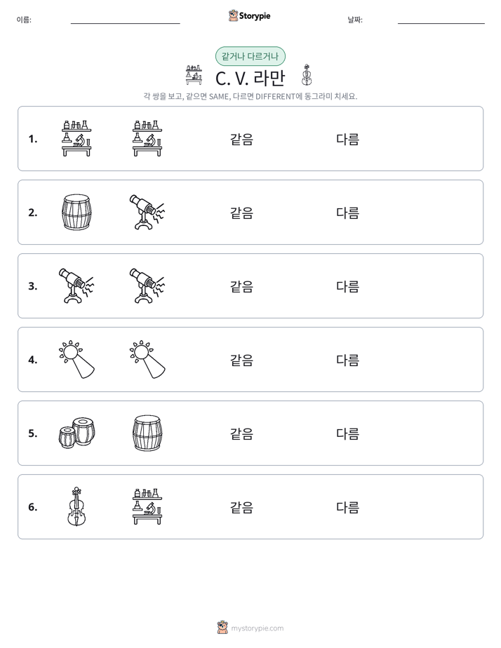 같은 것 또는 다른 것