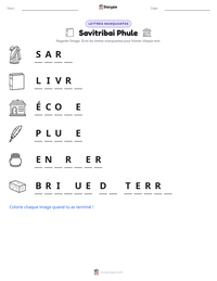 Aperçu de la feuille de travail imprimable Savitribai Phule
