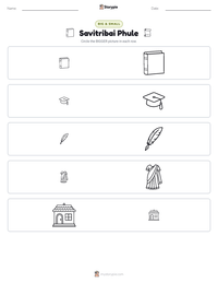 Savitribai Phule printable worksheet preview
