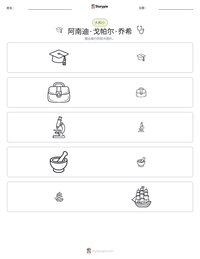 阿南迪·戈帕尔·乔希 可打印工作表预览