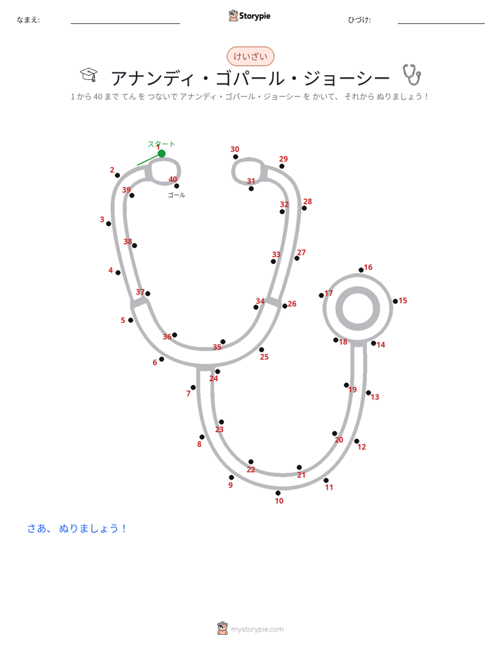 点つなぎ