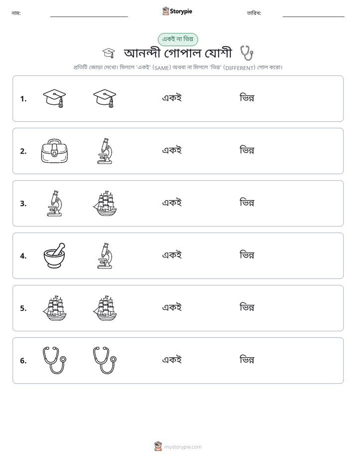একই বা ভিন্ন