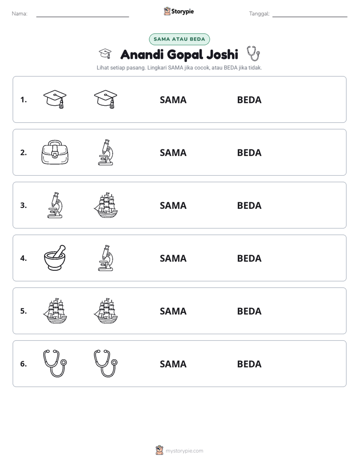 Sama atau Berbeda