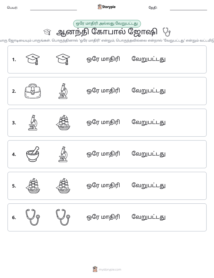 அதே அல்லது மாறுபட்டது